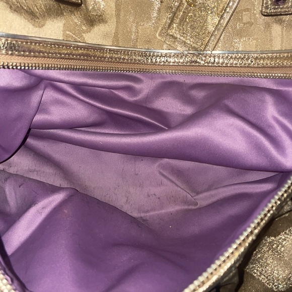 Gently used Coach bag in color gold - Picture 12 of 13